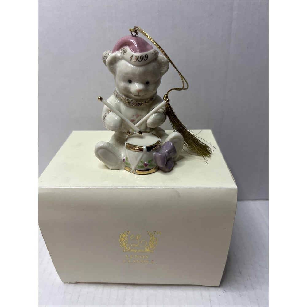 Lenox Teddy's Christmas Wish Limited Edition 1999 Christmas Bear Ornament